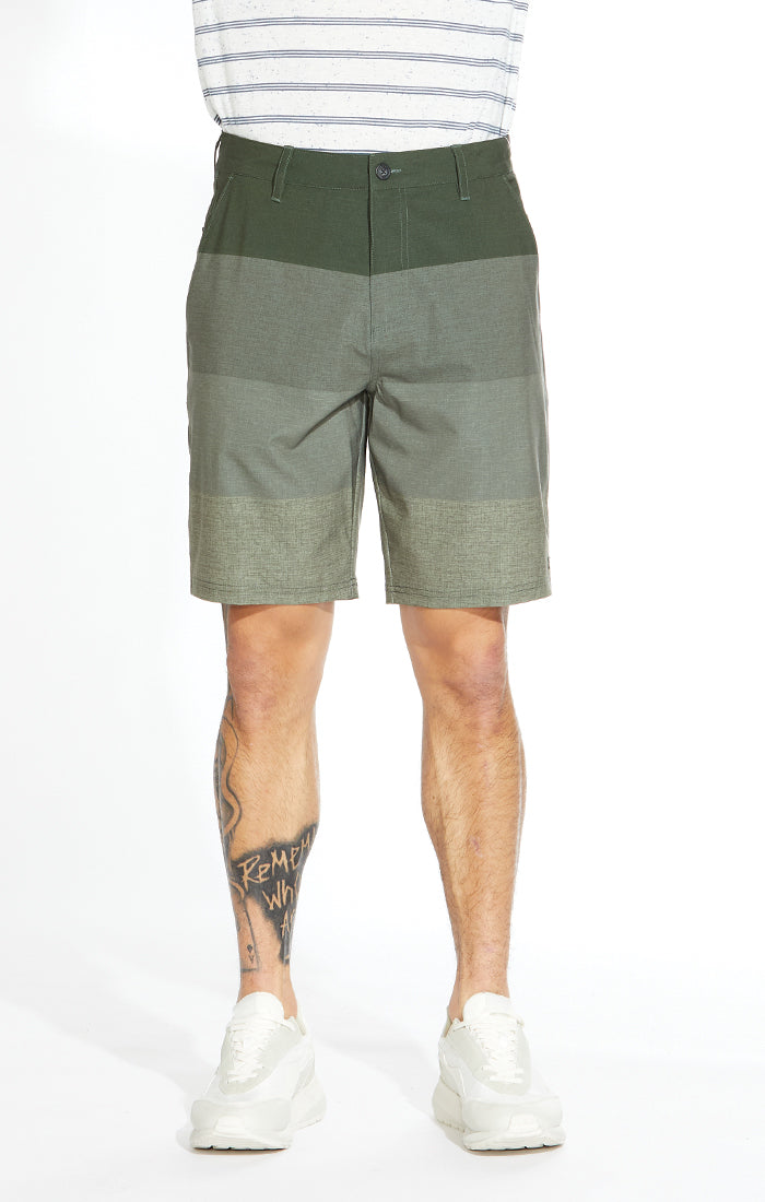 MICROS Men's Hybrid Shorts Quick-Dry Cargo Style Outdoor Shorts