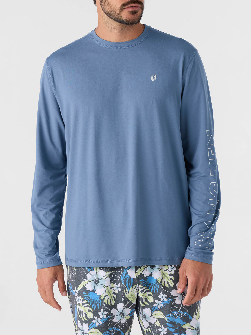 Hang Ten Men's Long Sleeve Graphic Tee | Casual Surf Style T-Shirt | Lightweight & Comfortable