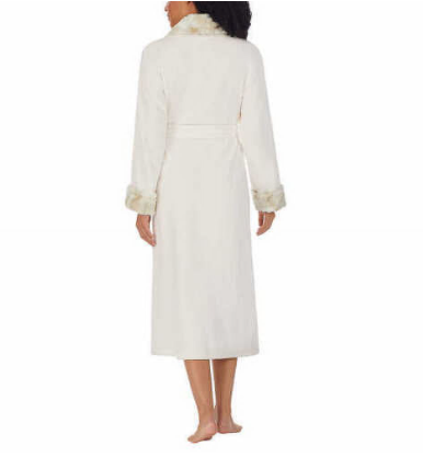 Carole Hochman Women's Shawl Collar Plush Robe - Soft, Cozy, and Stylish Loungewear