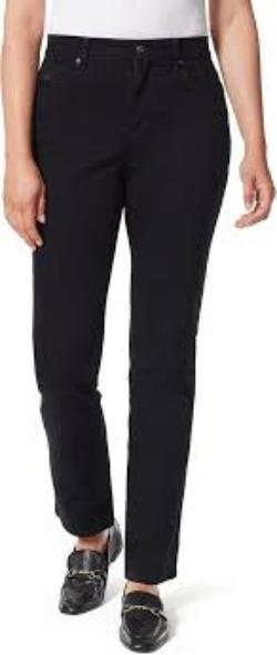 Gloria Vanderbilt Amanda Black Jeans Size 6 – Classic Straight Leg Fit