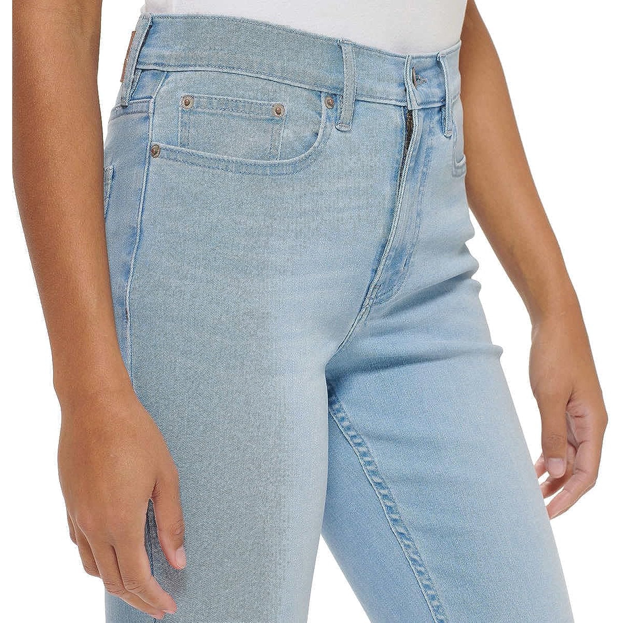 Calvin Klein Women's Straight Leg Denim Jeans Stretch Classic Fit