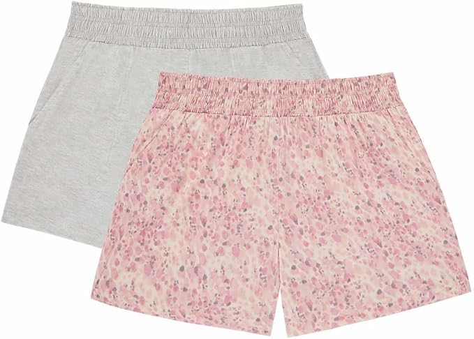 Jane and Bleecker 2-Pack Lightweight Lounge Sleep Shorts for Women