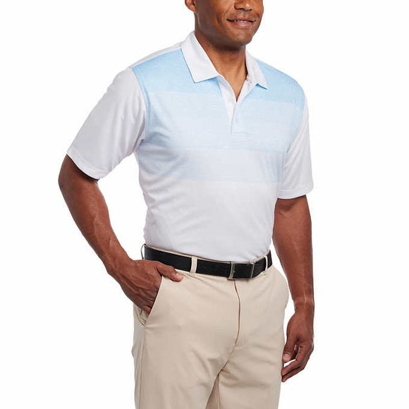 Pebble Beach Men's Performance Polo Shirt | Classic Fit Golf Polo | Moisture-Wicking