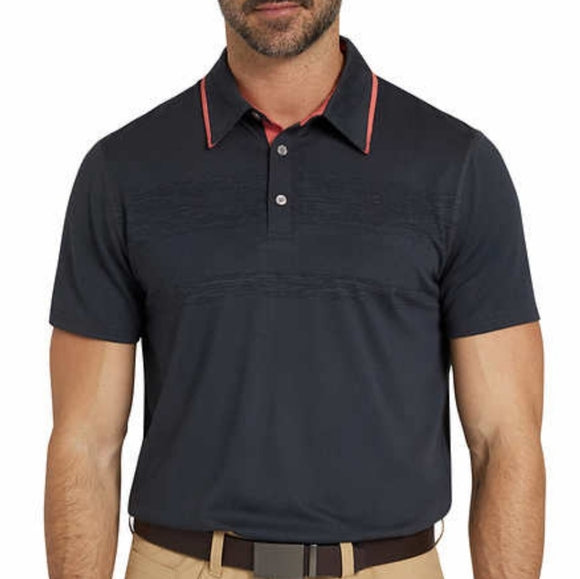 Chaps Men's Performance Golf Polo - UPF 30 Protection