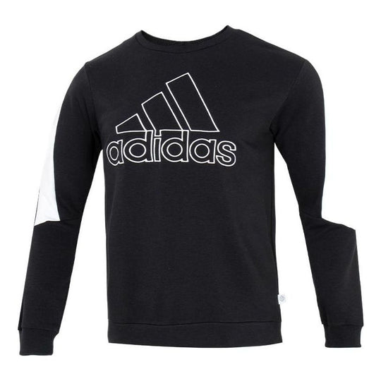 Adidas Men's Embroidered Big Logo Crewneck Sweatshirt