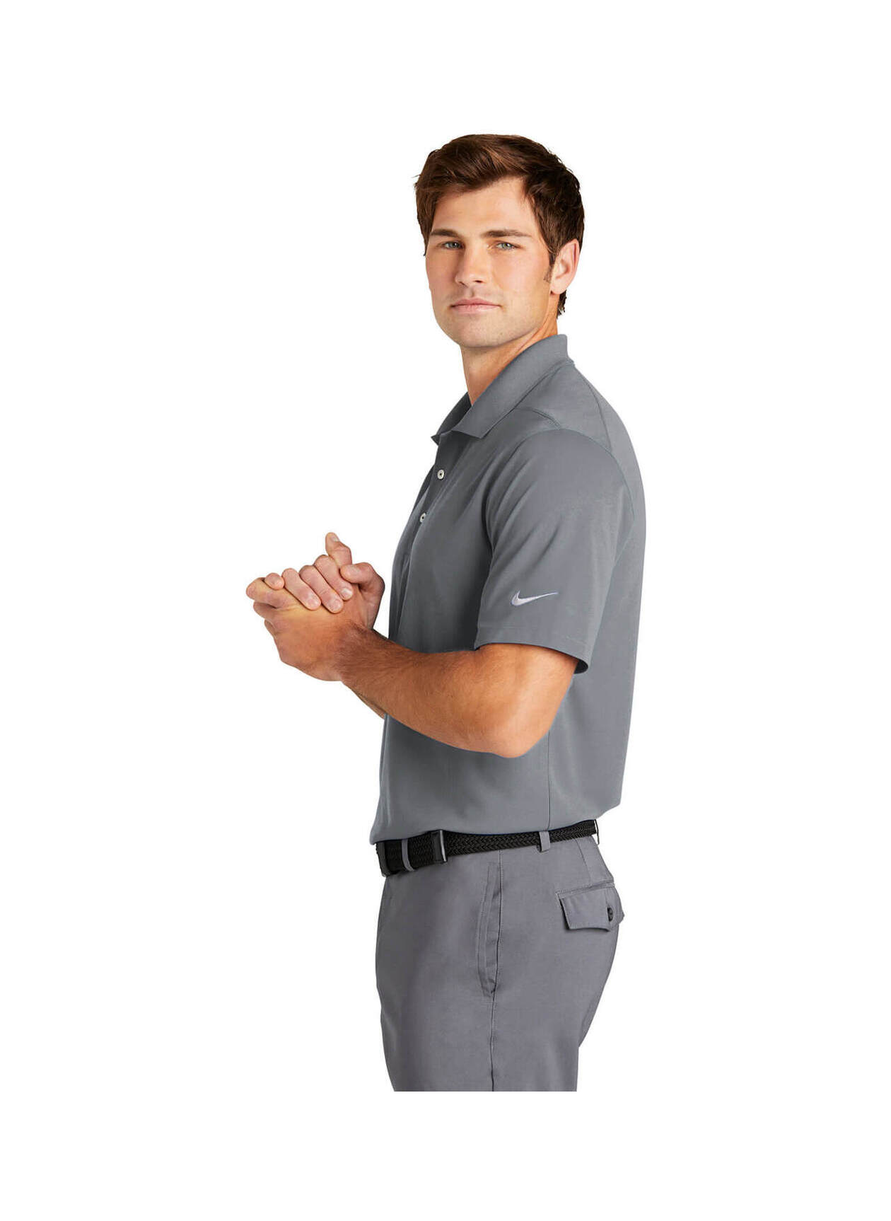 Nike Men's Dry Polo Shirt Moisture-Wicking Performance Short Sleeve Golf Top