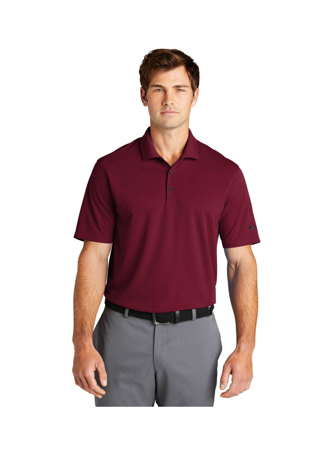 Nike Men's Dry Polo Shirt Moisture-Wicking Performance Short Sleeve Golf Top