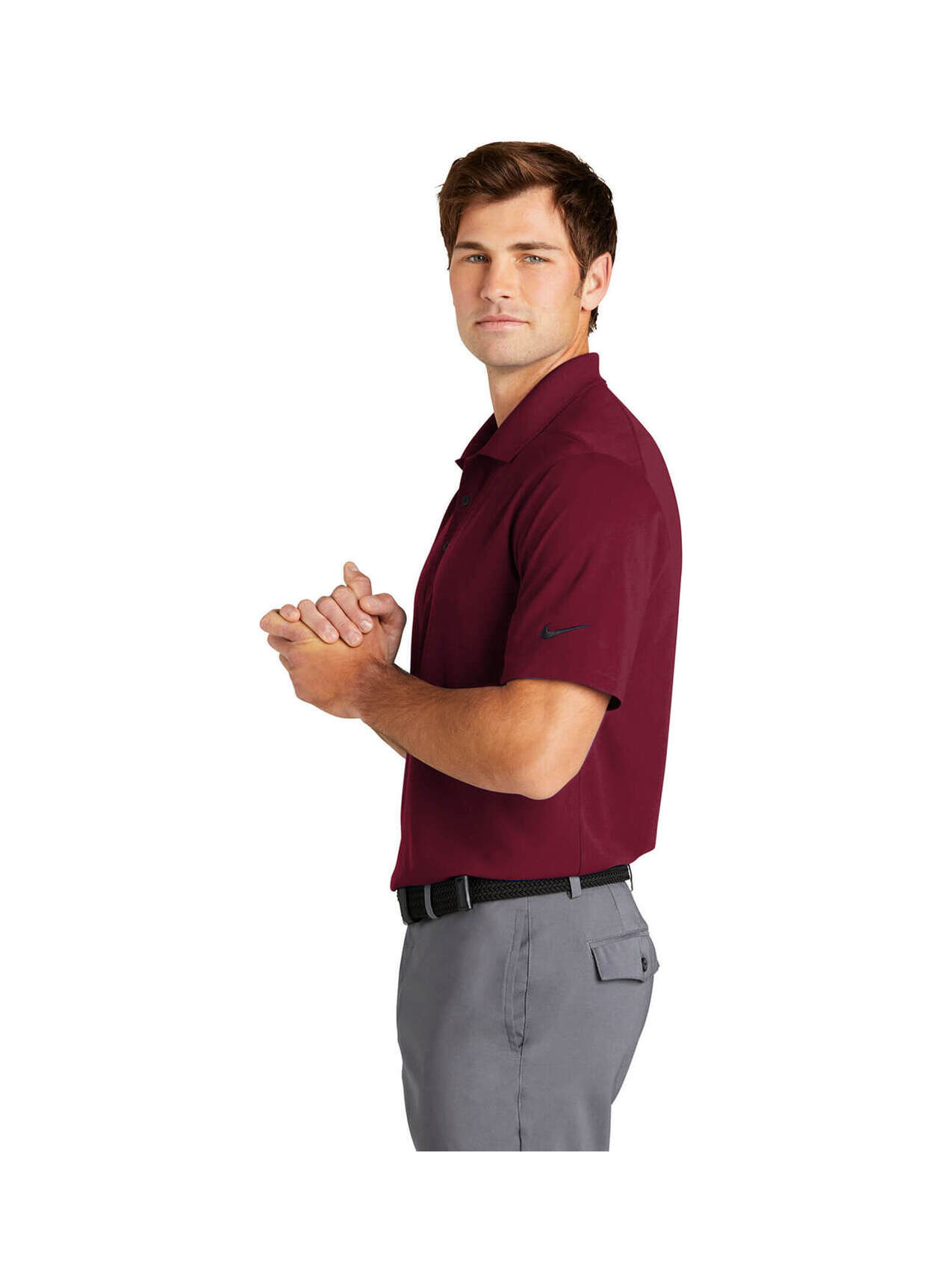 Nike Men's Dry Polo Shirt Moisture-Wicking Performance Short Sleeve Golf Top