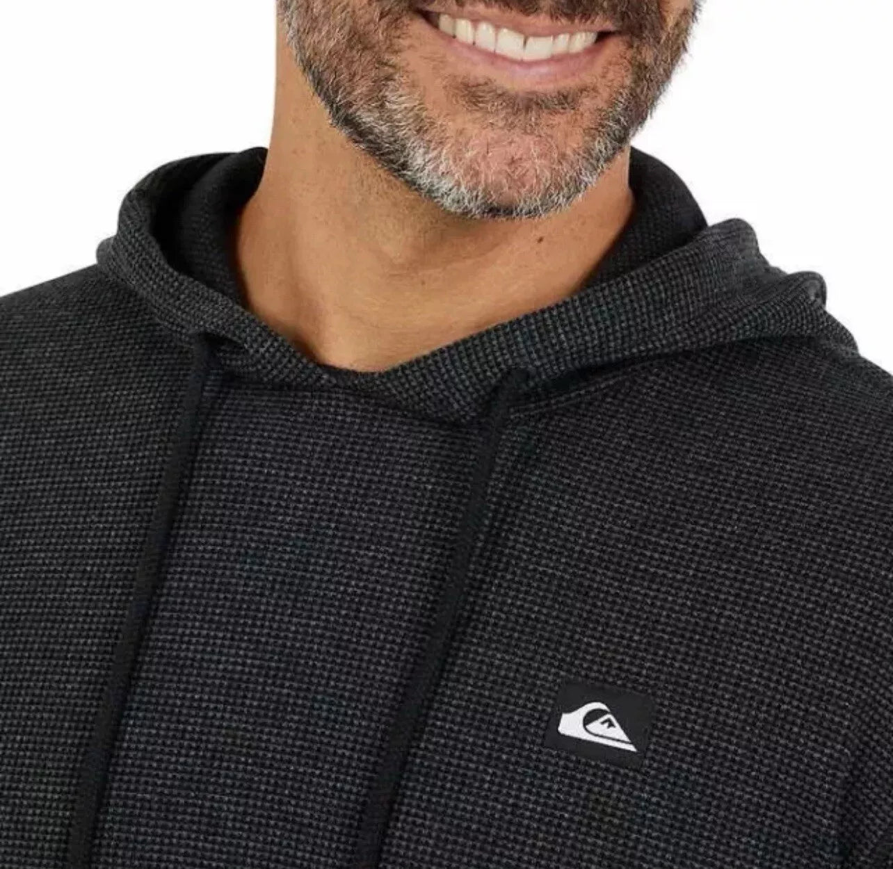 Quiksilver Men’s Texture Hoodie - Warm and Stylish Pullover Sweatshirt