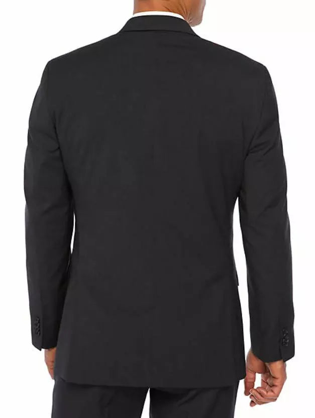 Kenneth Cole New York Men's Slim Fit Blazer Jacket - Versatile Formal & Casual Wear, 2-Button Notch Lapel