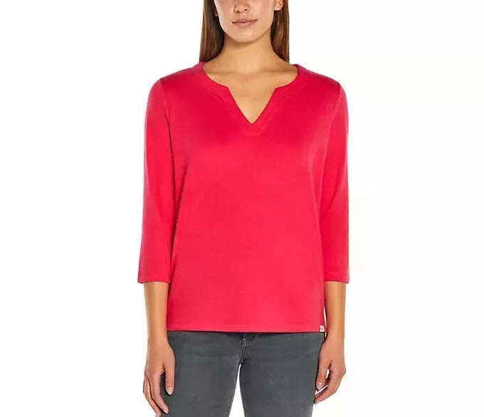 Orvis Ladies' 3/4 Sleeve Pima Cotton Tee with Side Slits