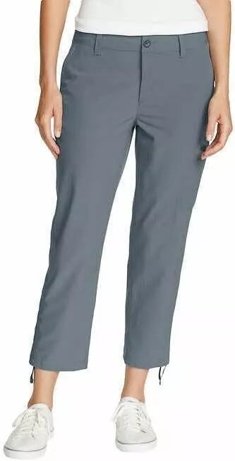 Eddie Bauer Women's Ripstop Crop Capri Pants with Cargo Pockets