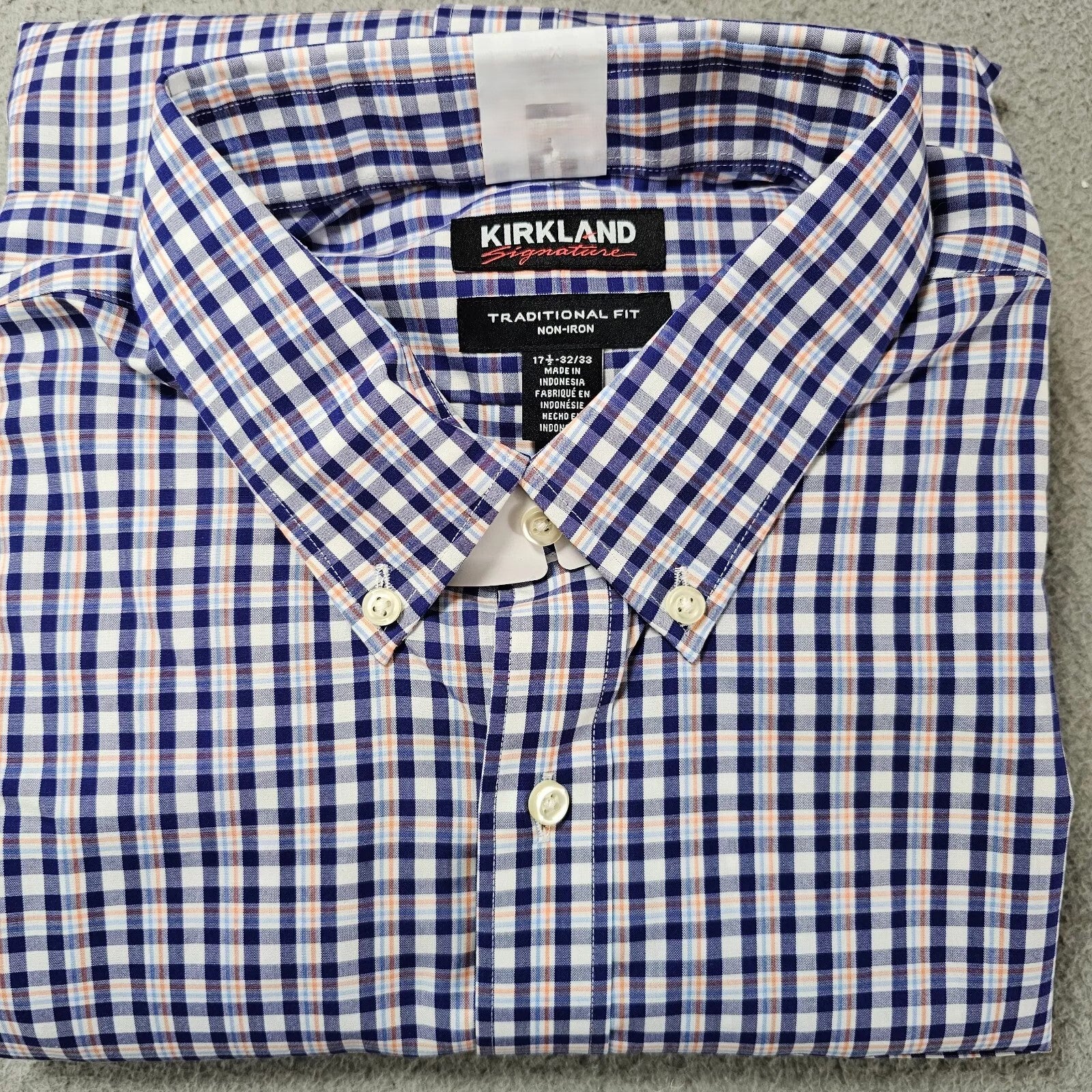 Kirkland Signature Men's Dress Shirt | Classic Fit Long Sleeve Button-Down Shirt