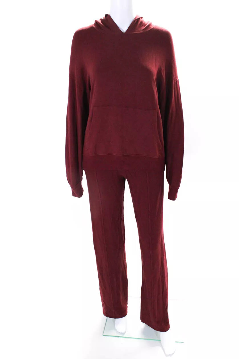 Max Mia Women's Cozy Hoodie Loungewear Set - Comfy Casual Outfit