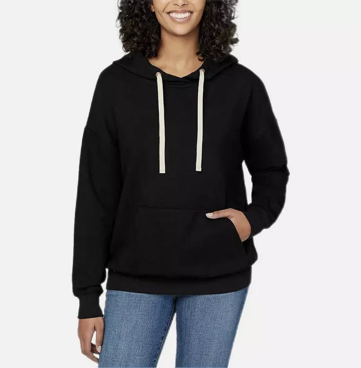 Buffalo Women's Super Soft Pullover Hoodie - Cozy Sweatshirt, Size L