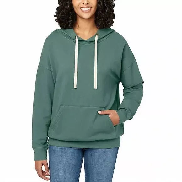 Buffalo Women's Super Soft Pullover Hoodie - Cozy Sweatshirt, Size L