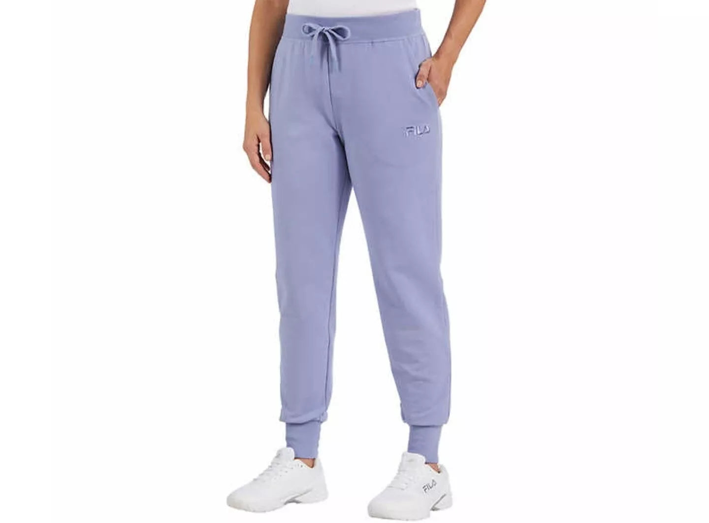 FILA Ladies' French Terry Jogger - Purple