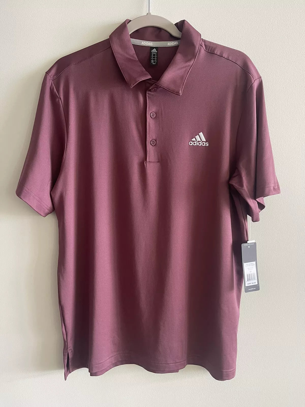 Adidas Men's Polo Shirt - Performance Golf Polo, Short Sleeve, Moisture-Wicking