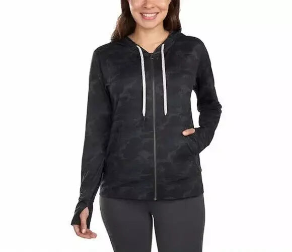 Kirkland Signature Ladies’ Active Full Zip Jacket – Lightweight, Breathable, and Versatile