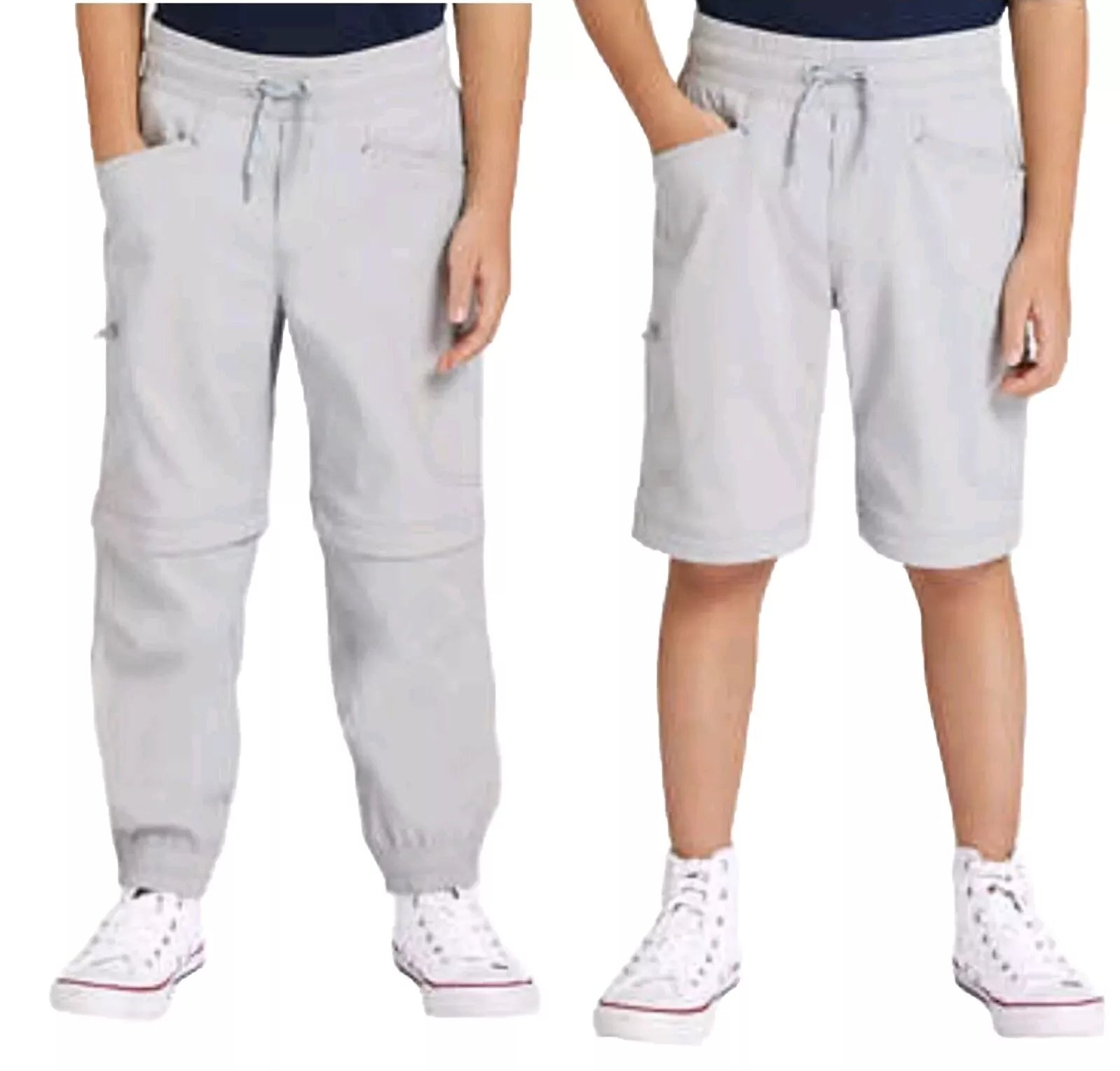 Eddie Bauer Boys Convertible Joggers - Tech Pant with Cargo Zipper Pocket