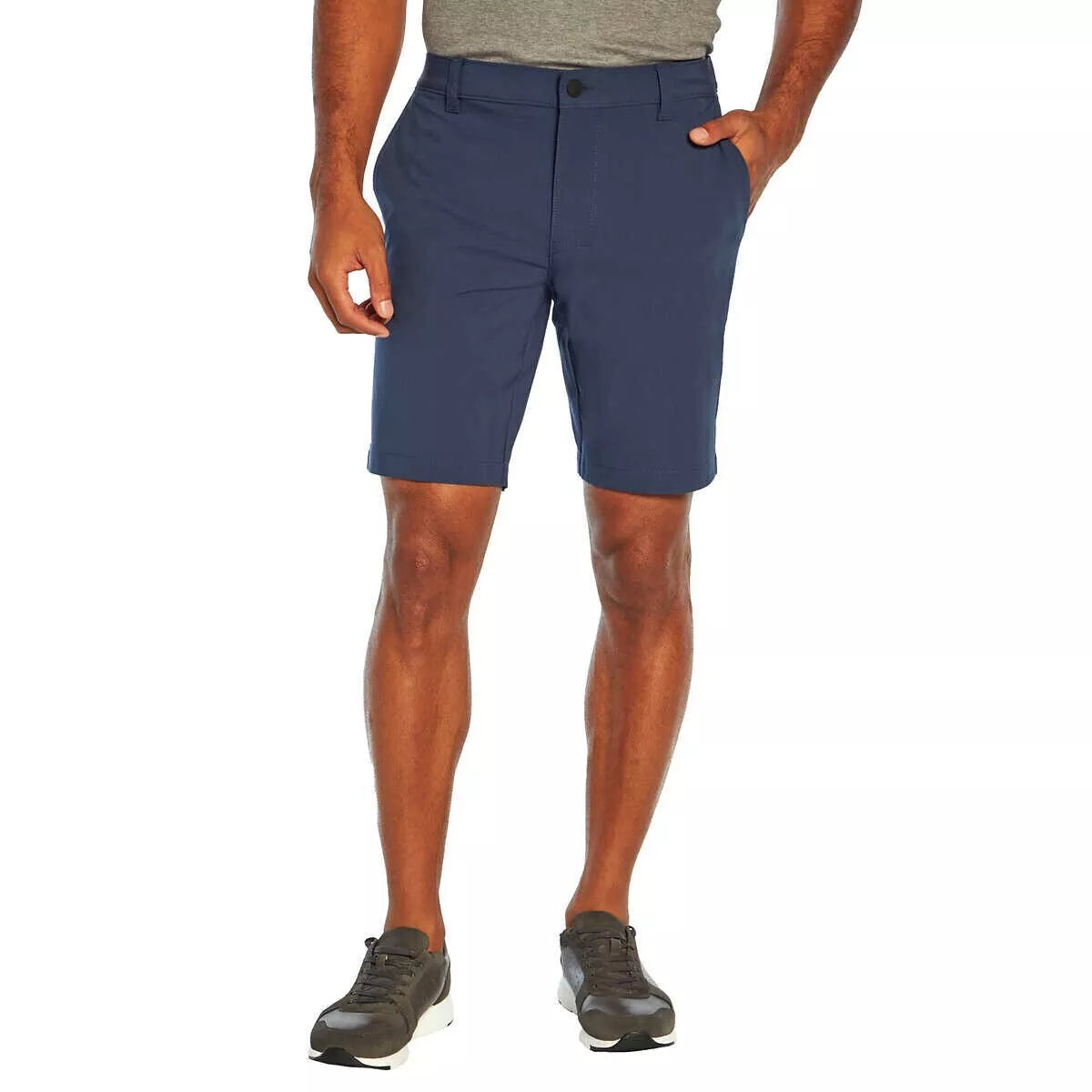 Banana Republic Men's Flat Front Shorts - Casual Stretch Cotton Shorts