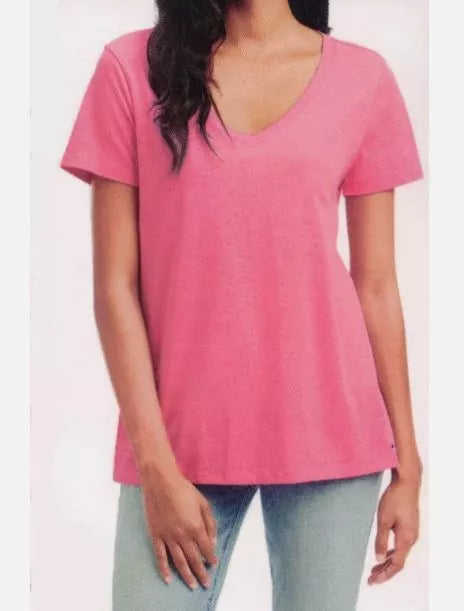 Splendid Women's Short Sleeve V-Neck T-Shirt