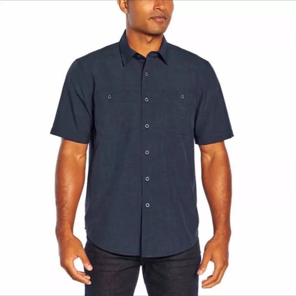 Orvis Men's Short Sleeve Woven Shirt  - Casual Button-Down Top