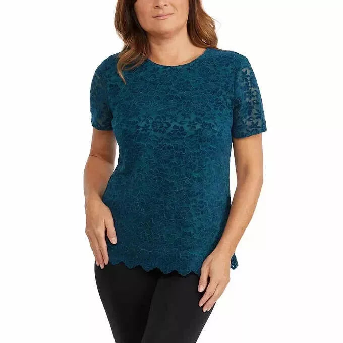 Teddi Rose Ladies' Floral Lace Top