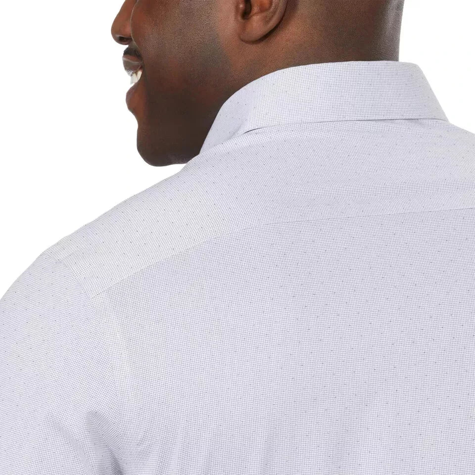 Calvin Klein Men's Wrinkle-Free Dress Shirt | Slim Fit Long Sleeve Button-Down Shirt