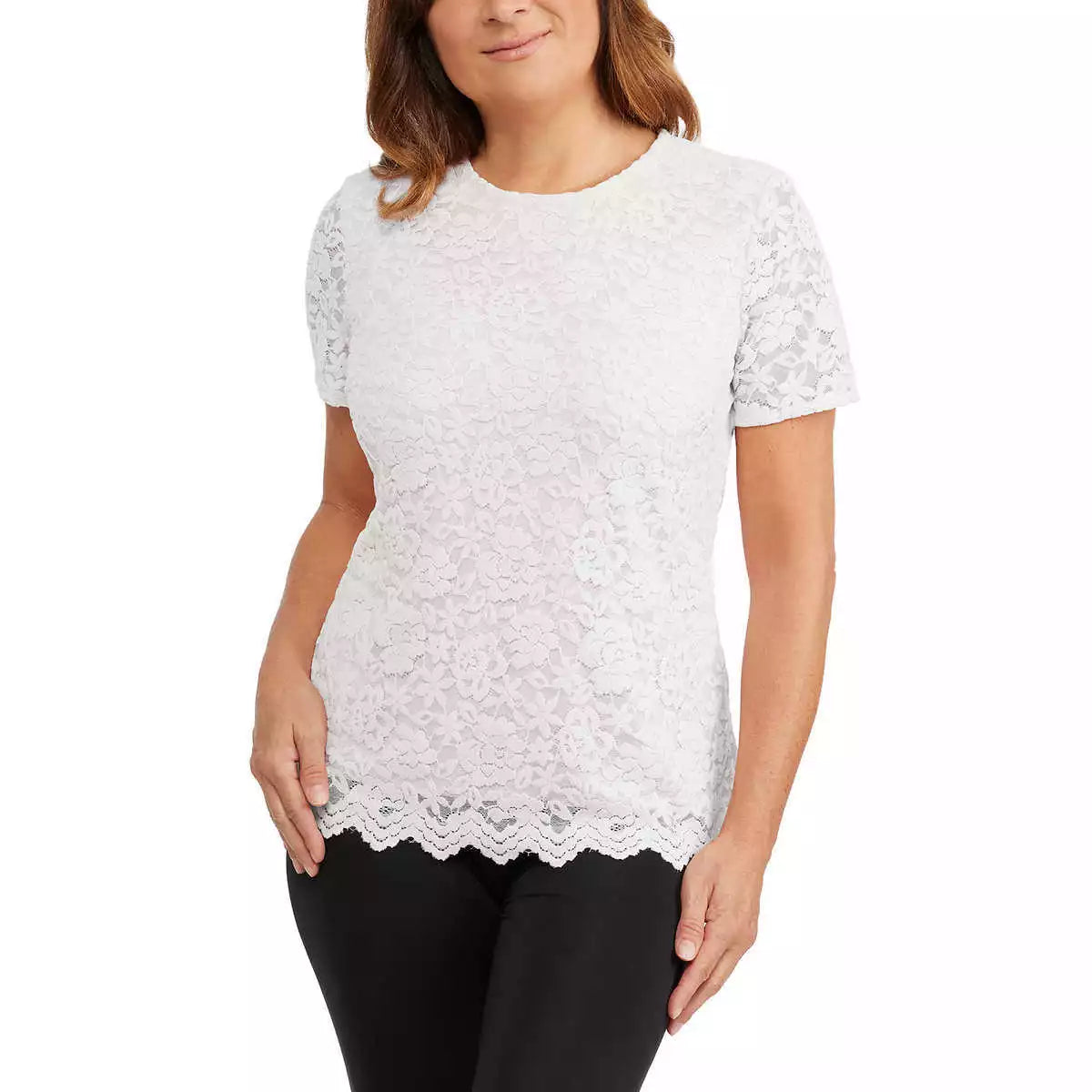 Teddi Rose Ladies' Floral Lace Top