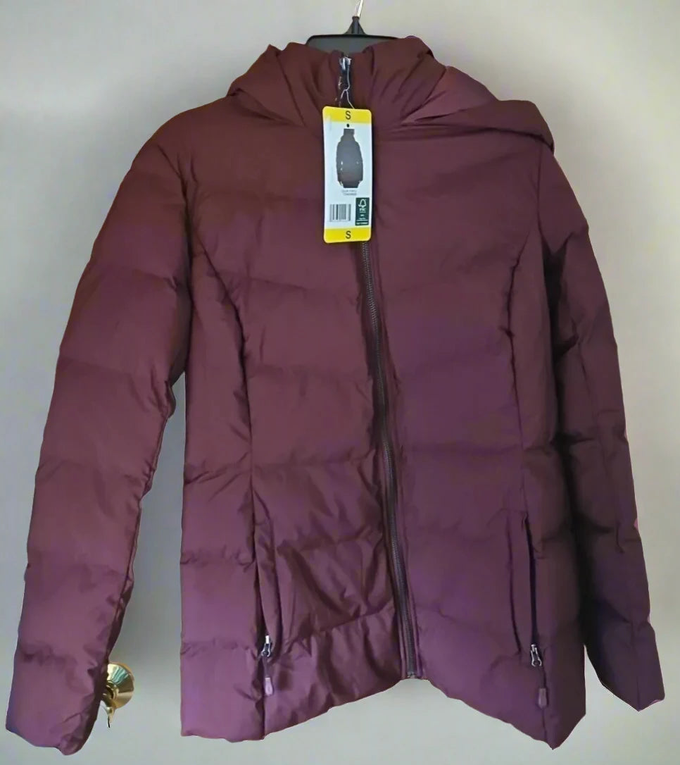 32 Degrees Ladies Power Tech Hooded Jacket Purple Comfortable Stylish Small