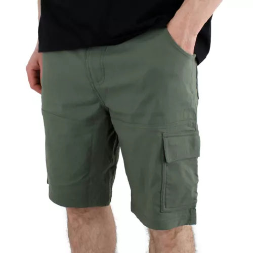 Gerry Men’s Quick-Dry Elastic Waist Pull-On Trail Shorts – Black, Green, Tan, Outdoor Activewear XX-Large