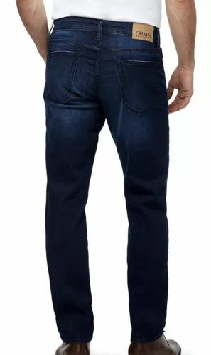 Chaps Men's Classic Fit Jeans | Relaxed Comfort | Stretch Denim | Everyday Casual Wear