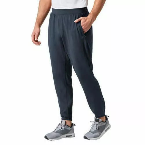 Mondetta Men's Jogger Pants | Stretch Athletic Fit | Casual Performance Wear | Zip Pockets