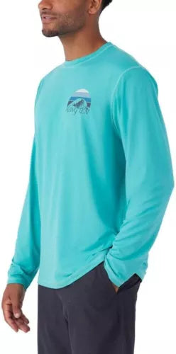 Hang Ten Men's Long Sleeve Graphic Tee | Casual Surf Style T-Shirt | Lightweight & Comfortable