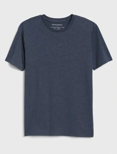 Banana Republic Men's Short Sleeve Crewneck T-Shirt - Casual Cotton TEE