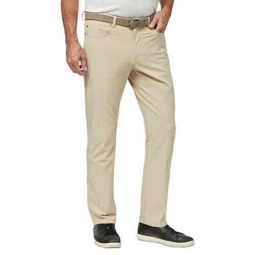 Greg Norman Men's 5-Pocket Performance Pants Stretch Casual Golf Wear