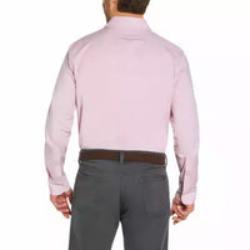 Men’s Poplin Dress Shirt Slim Fit Long Sleeve Button-Down Collar Office Formal Wear