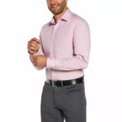 Men’s Poplin Dress Shirt Slim Fit Long Sleeve Button-Down Collar Office Formal Wear