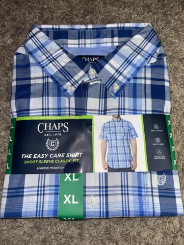 Chaps Men’s Big Easy Care Woven Button-Down Shirt