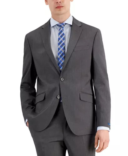 Kenneth Cole Reaction Mens Techni-Cole Slim-Fit Suit Jacket 44R