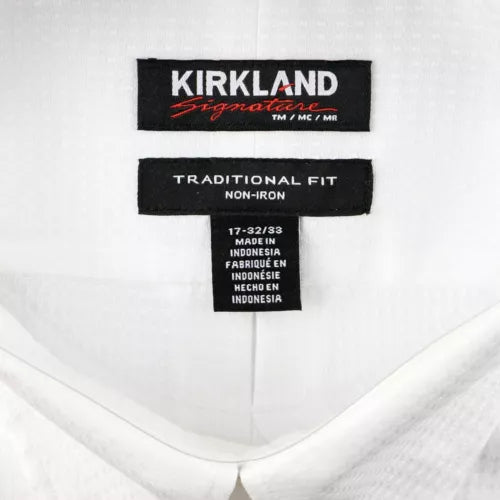 Kirkland Signature Men's Traditional Fit Non-Iron Dress Shirt