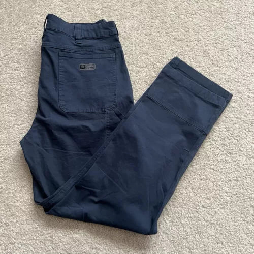 Colorado Clothing Men's Blue Canvas Work Pants - Durable Cotton Utility Pants