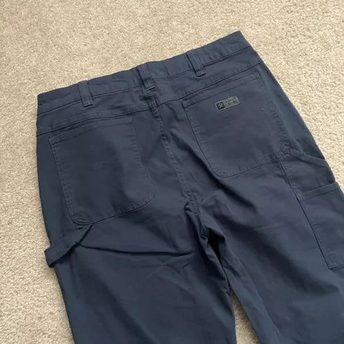 Colorado Clothing Men's Blue Canvas Work Pants - Durable Cotton Utility Pants