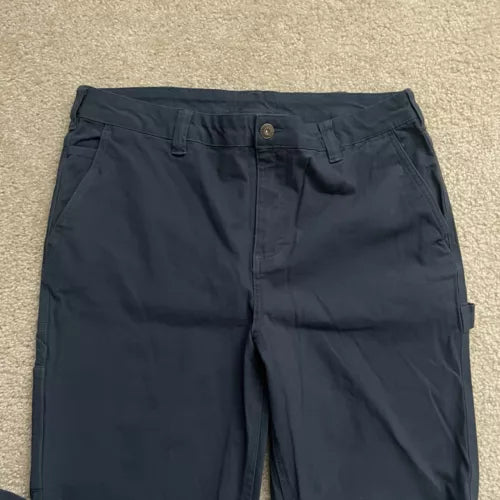 Colorado Clothing Men's Blue Canvas Work Pants - Durable Cotton Utility Pants