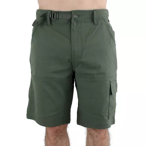 Gerry Men’s Quick-Dry Elastic Waist Pull-On Trail Shorts – Black, Green, Tan, Outdoor Activewear XX-Large