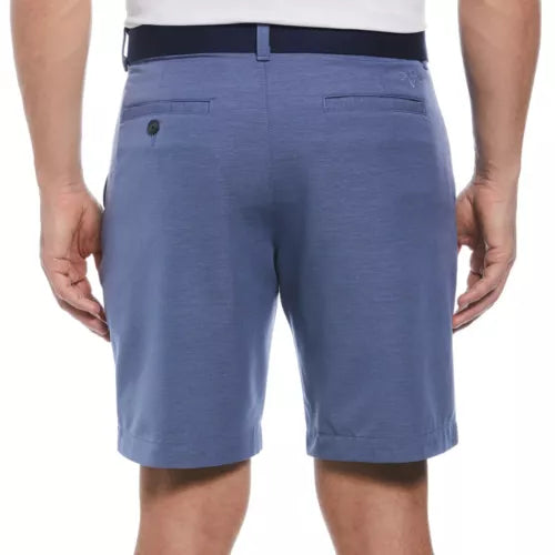 Callaway Men’s Textured Golf Shorts - Performance Stretch, Moisture-Wicking, Lightweight