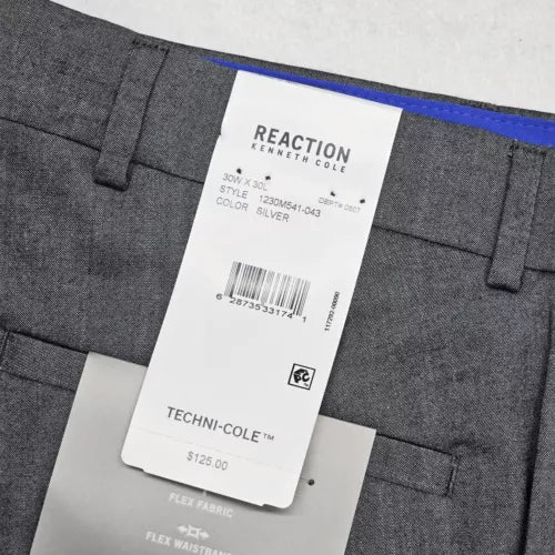 Kenneth Cole Reaction Techni-Flex Men’s Pants - Stretch, Moisture-Wicking, Slim Fit, Performance Wear