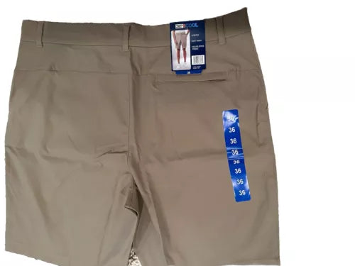 32 Degrees Men’s Twill Tech Shorts - Lightweight, Stretch, Quick-Dry, Utility Pockets