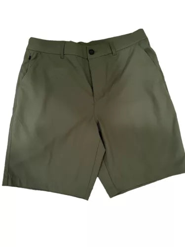 32 Degrees Men’s Twill Tech Shorts - Lightweight, Stretch, Quick-Dry, Utility Pockets